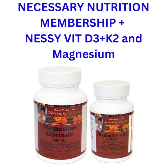 Necessary Nutrition Membership PLUS D3+K2 and Mag