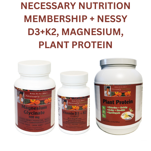 Necessary Nutrition Membership PLUS D3+K2, Magnesium, Protein